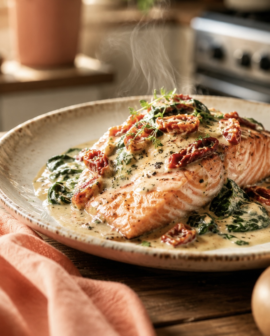 Creamy Tuscan Salmon